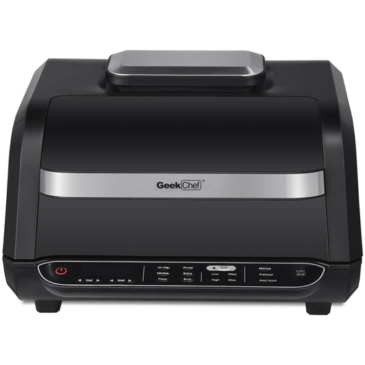 7-in-1 Elektrogrill & Heißluftfritteusen-Grill