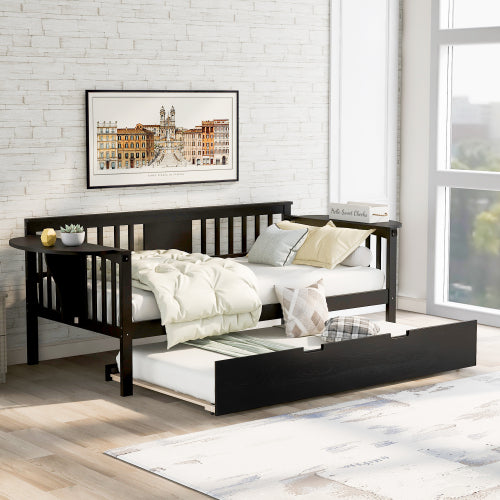 Daybed mit Ausziehbett Grau