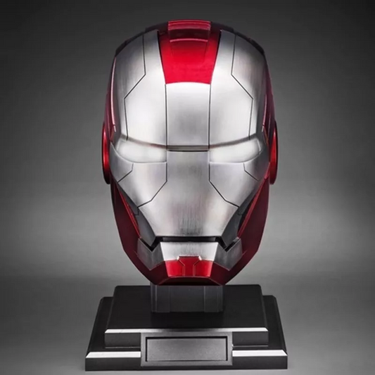 Elektrischer Iron Man Helm mit Sprachsteuerung und Fernbedienung