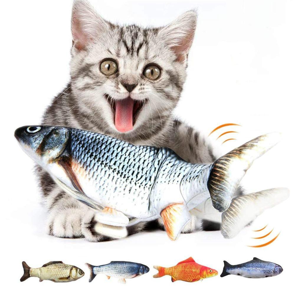 Electric Flipping Fish for Cats 