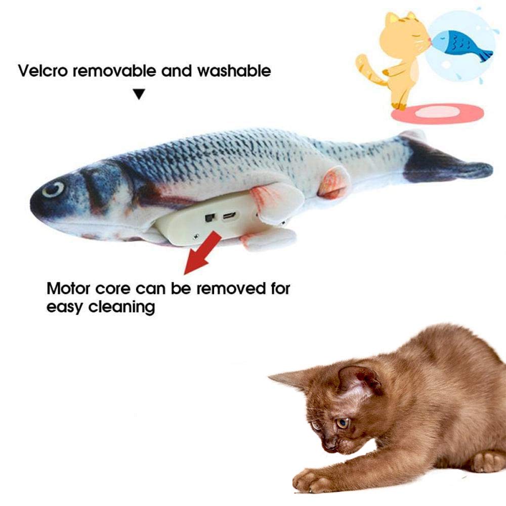 Electric Flipping Fish for Cats 